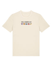 Small Business Club Embroidered Organic Cotton T-Shirt