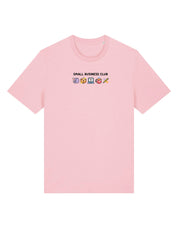 Small Business Club Embroidered Organic Cotton T-Shirt