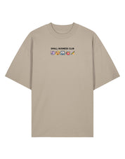 Small Business Club Embroidered Oversized Organic Cotton Tee