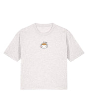 Spill The Tea Embroidered Boxy Organic Cotton Tee