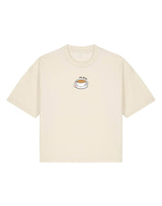 Spill The Tea Embroidered Boxy Organic Cotton Tee