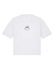 Spill The Tea Embroidered Boxy Organic Cotton Tee