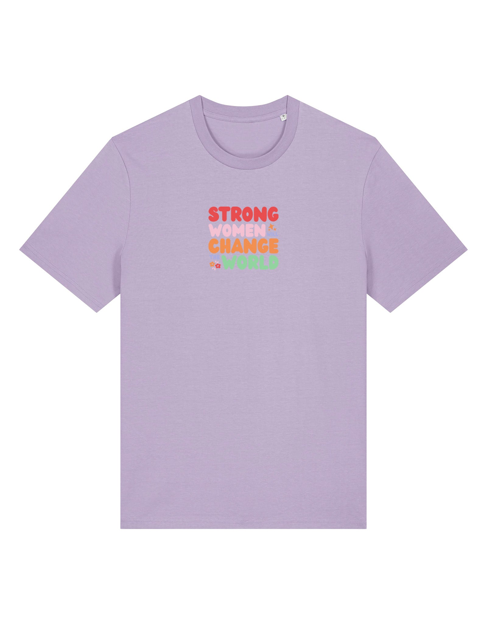 Strong Women Embroidered Organic Cotton T-Shirt