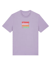 Strong Women Embroidered Organic Cotton T-Shirt