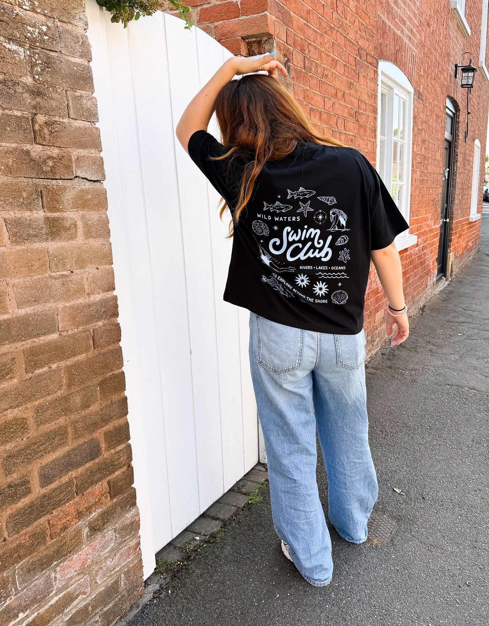 Swim Club Boxy Organic Cotton Tee