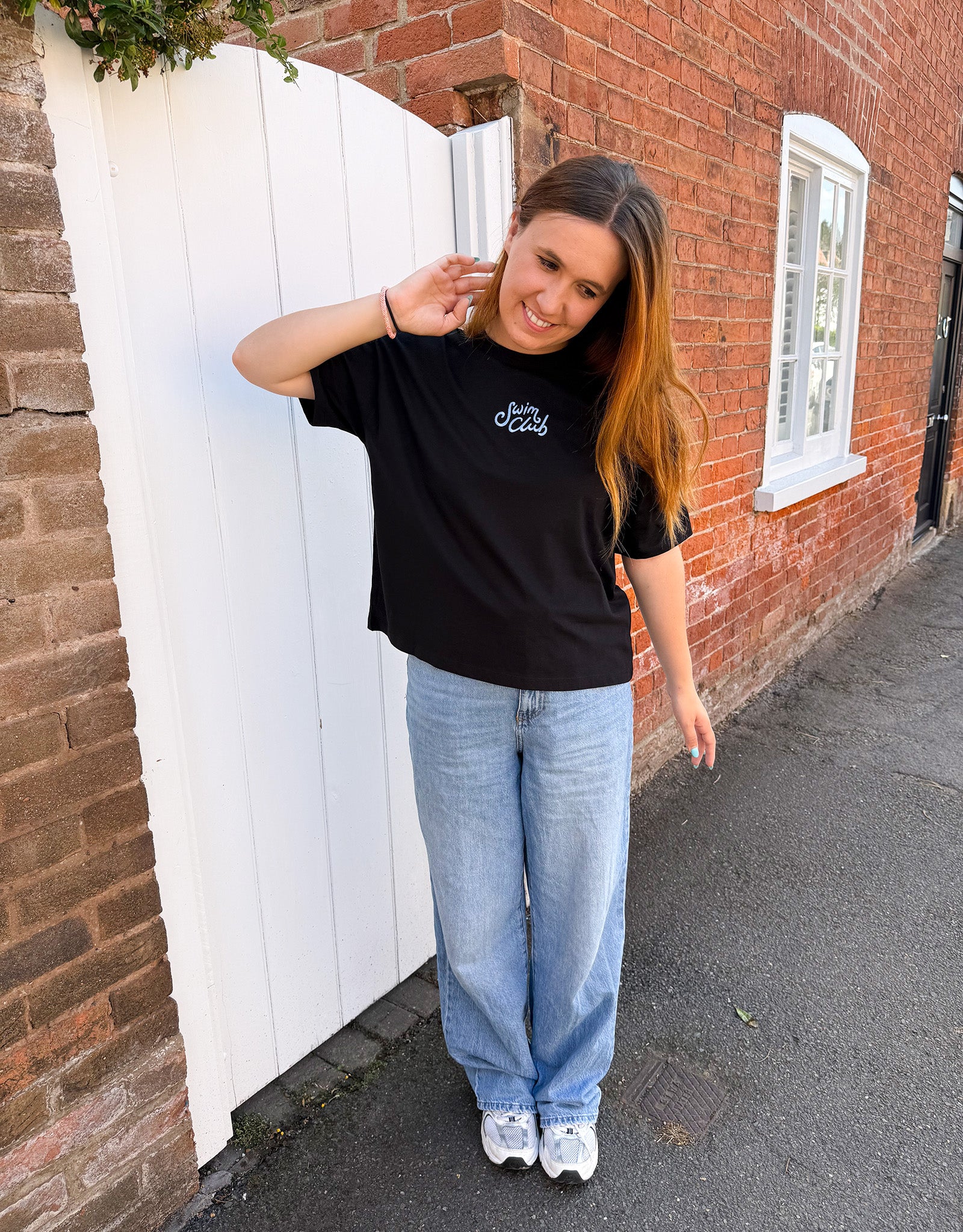 Swim Club Boxy Organic Cotton Tee