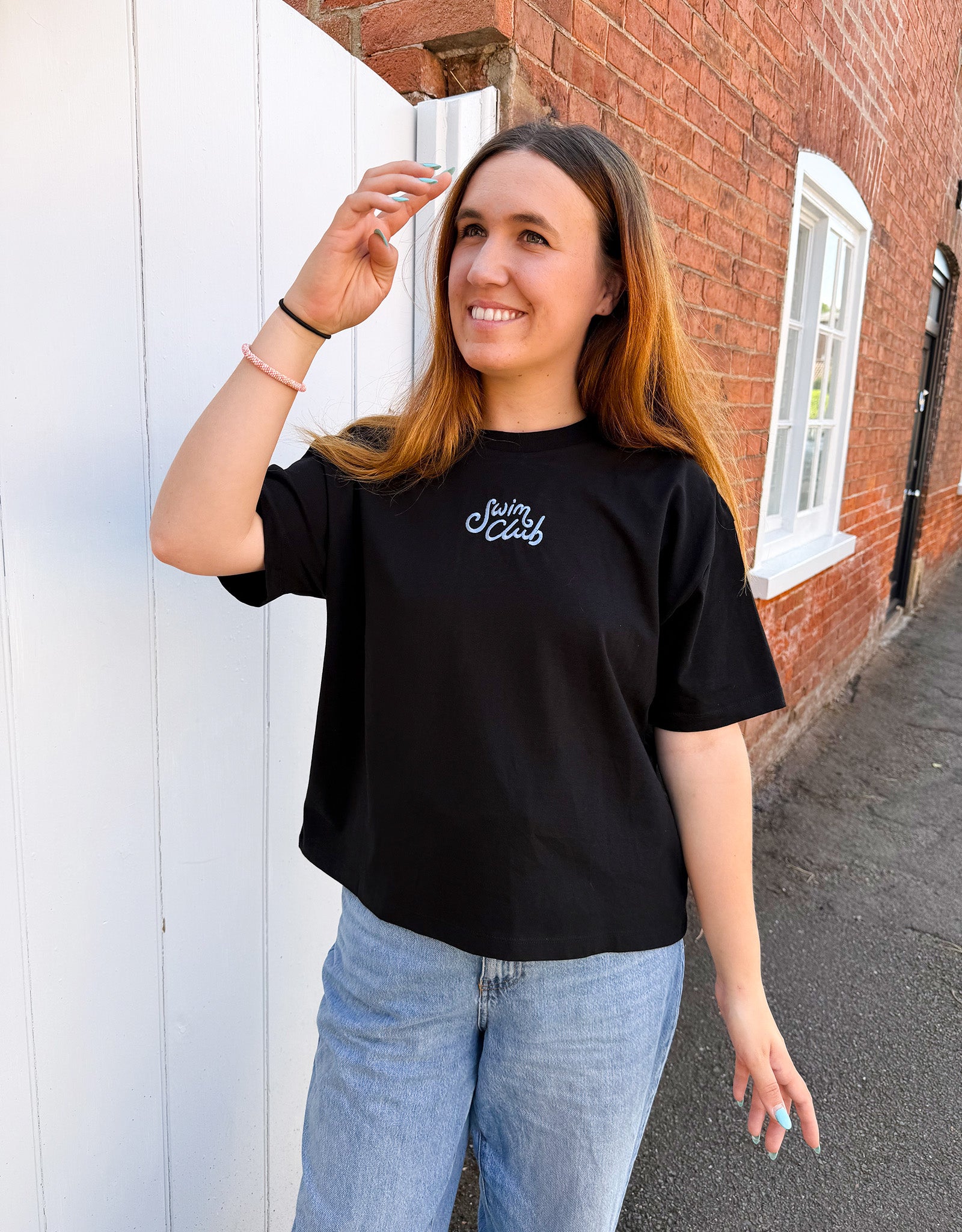 Swim Club Boxy Organic Cotton Tee