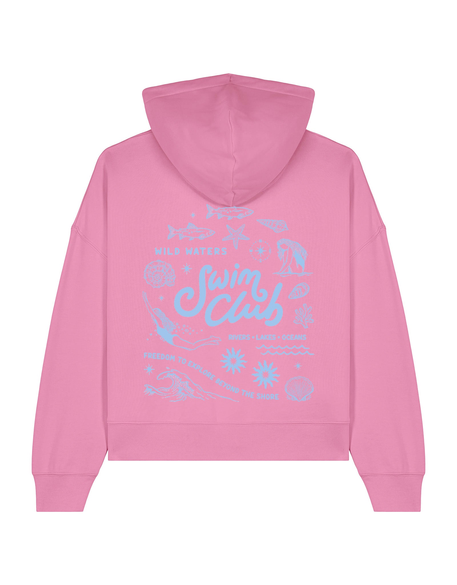 Swim Club Boxy Organic Cotton Hoodie