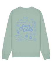 Swim Club Printed Organic Cotton Sweatshirt