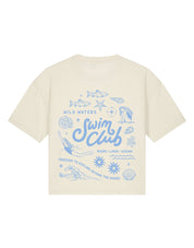 Swim Club Boxy Organic Cotton Tee