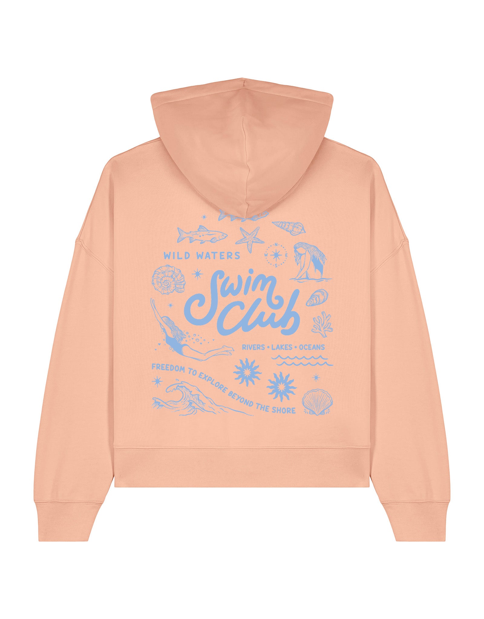 Swim Club Boxy Organic Cotton Hoodie