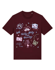 Thirty, Flirty & Thriving Printed Organic Cotton T-Shirt