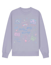 Thirty, Flirty & Thriving Printed Organic Cotton Sweatshirt