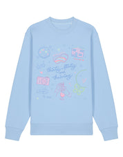 Thirty, Flirty & Thriving Printed Organic Cotton Sweatshirt