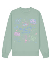 Thirty, Flirty & Thriving Printed Organic Cotton Sweatshirt