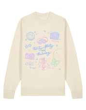 Thirty, Flirty & Thriving Printed Organic Cotton Sweatshirt