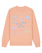 Thirty, Flirty & Thriving Printed Organic Cotton Sweatshirt