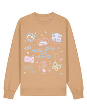 Thirty, Flirty & Thriving Printed Organic Cotton Sweatshirt