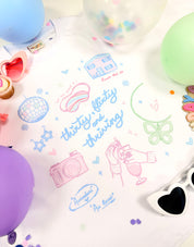 Thirty, Flirty & Thriving Printed Organic Cotton T-Shirt