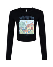 We're the Tots Printed Micro Rib Long Sleeved Tee