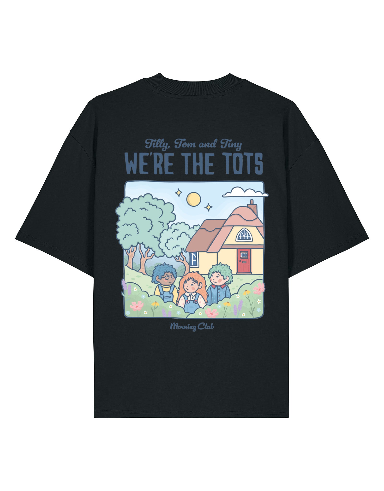 We're the Tots Printed Oversized Organic Cotton Tee