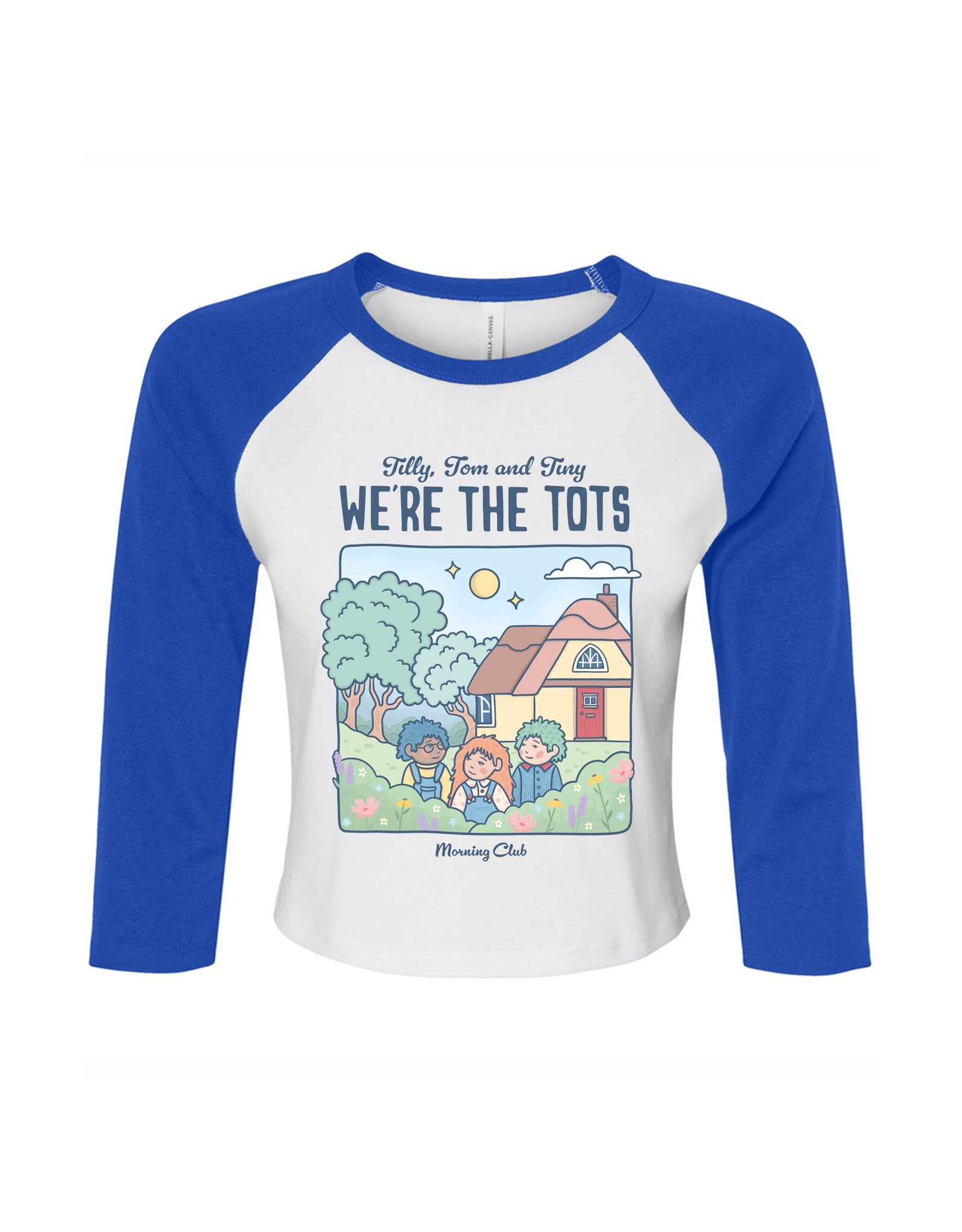 We're the Tots Printed Micro Rib 3/4 Sleeve Tee