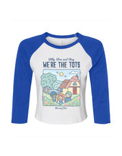 We're the Tots Printed Micro Rib 3/4 Sleeve Tee