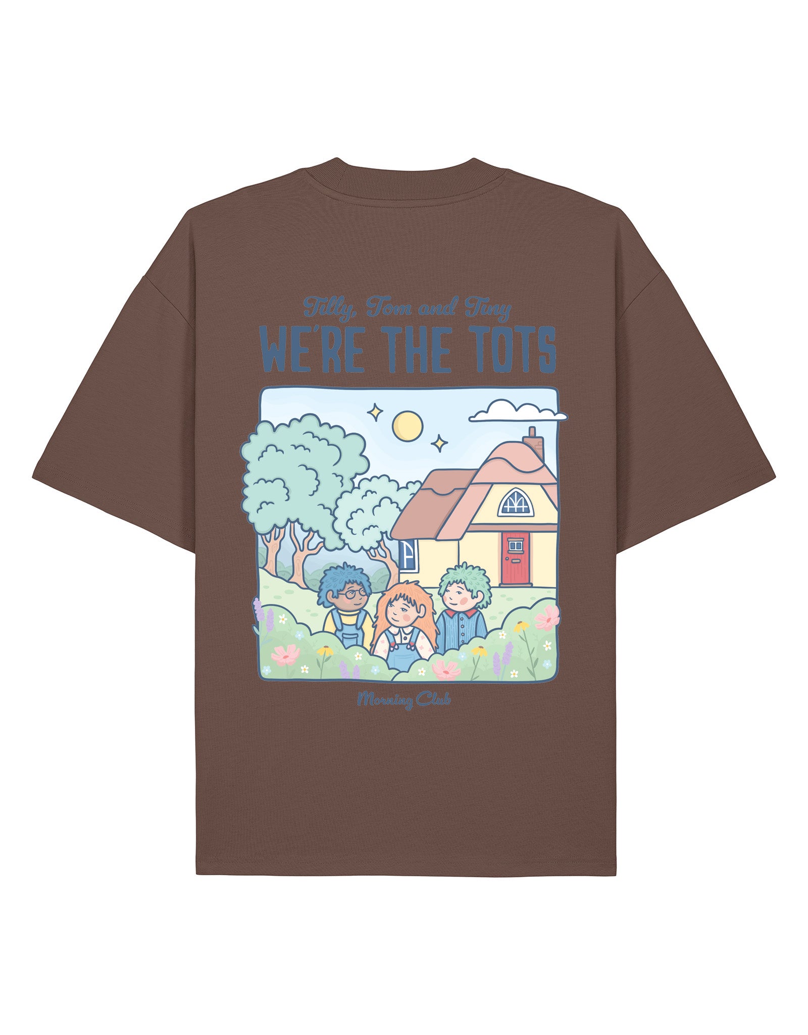 We're the Tots Printed Oversized Organic Cotton Tee