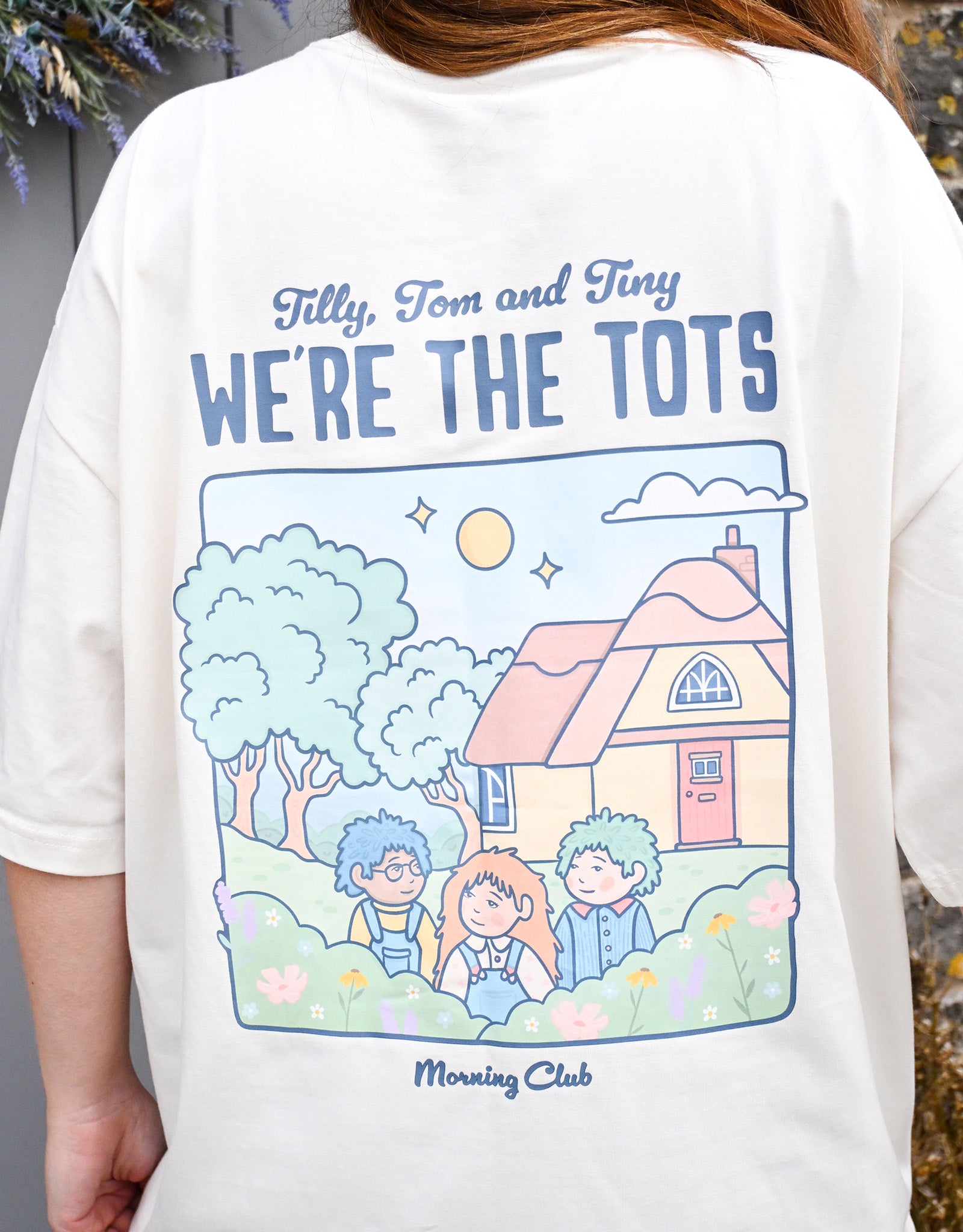 We're the Tots Printed Oversized Organic Cotton Tee