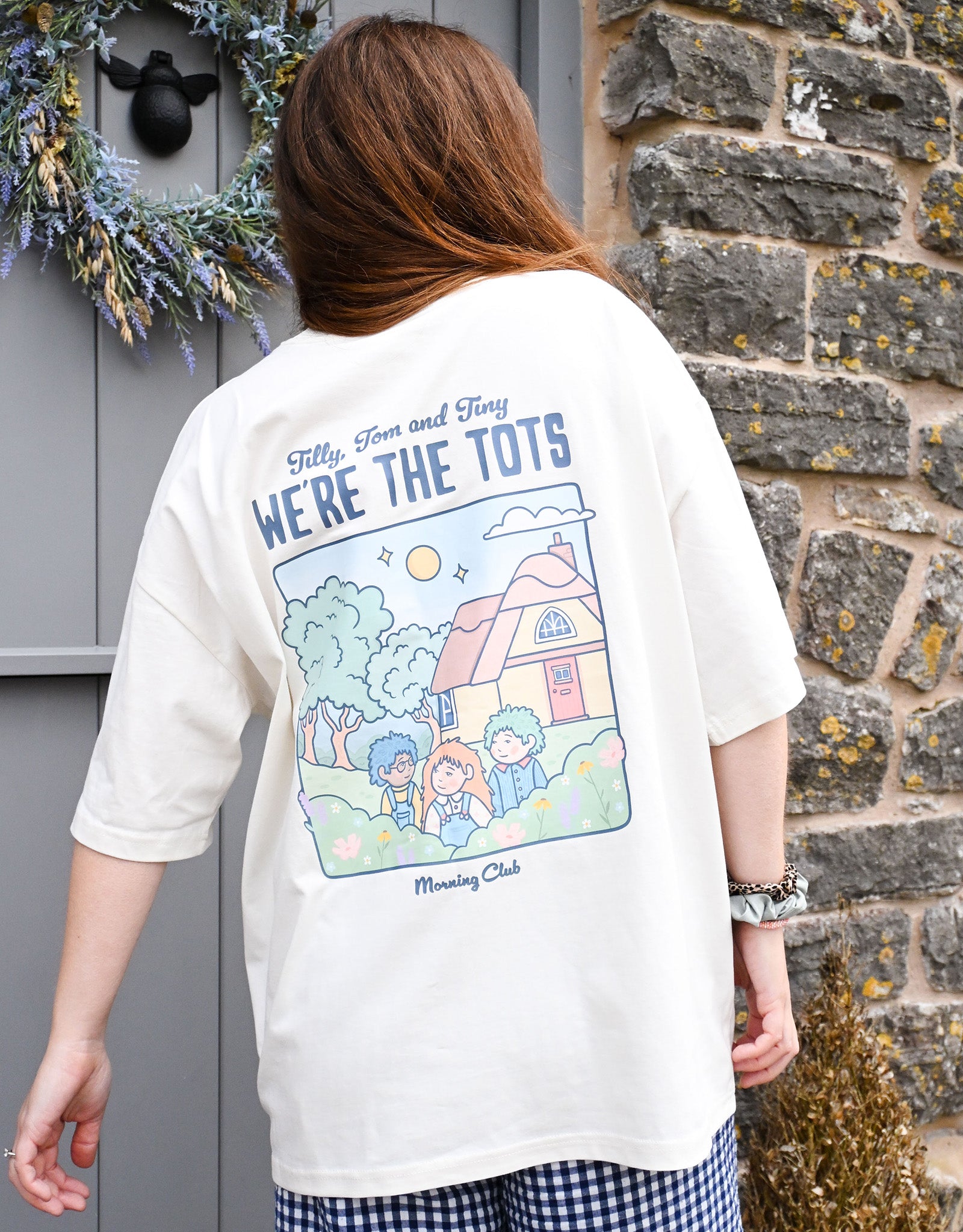 We're the Tots Printed Oversized Organic Cotton Tee
