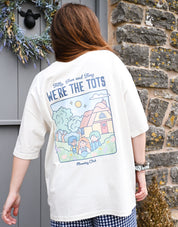 We're the Tots Printed Oversized Organic Cotton Tee