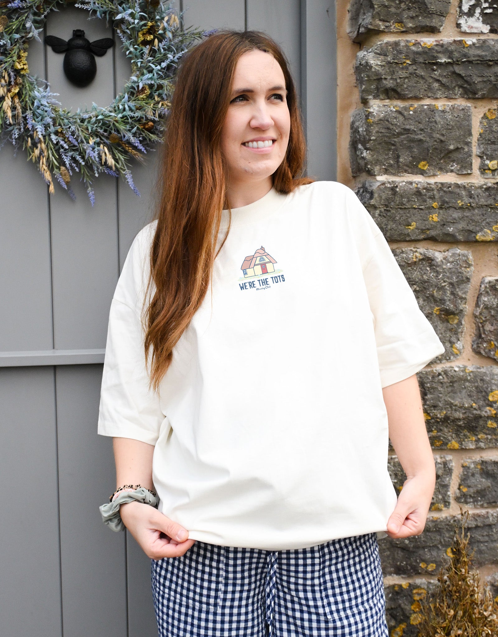 We're the Tots Printed Oversized Organic Cotton Tee