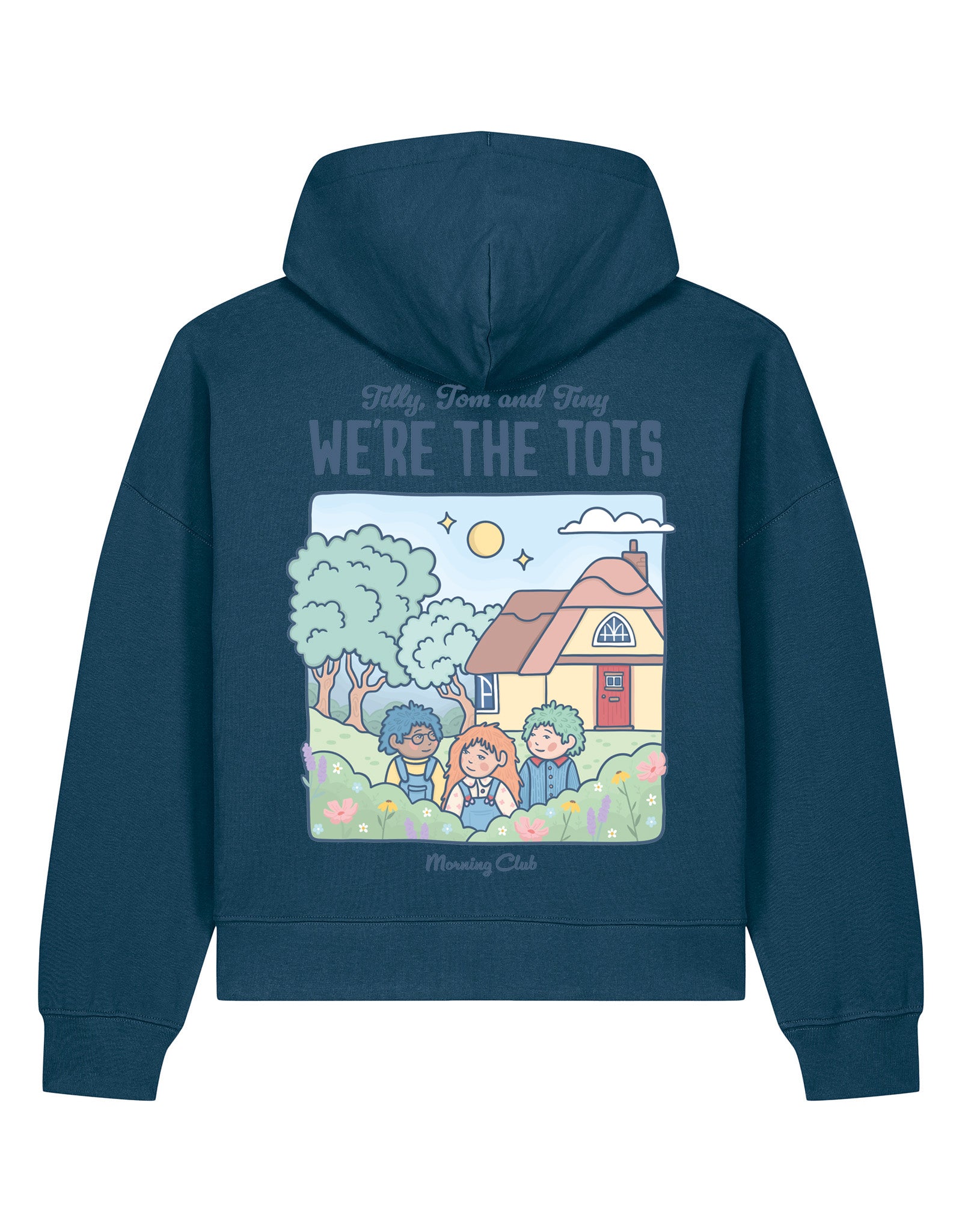 We're the Tots Printed Boxy Organic Cotton Hoodie