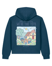 We're the Tots Printed Boxy Organic Cotton Hoodie