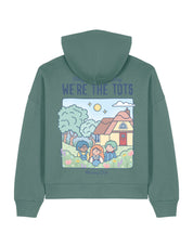 We're the Tots Printed Boxy Organic Cotton Hoodie