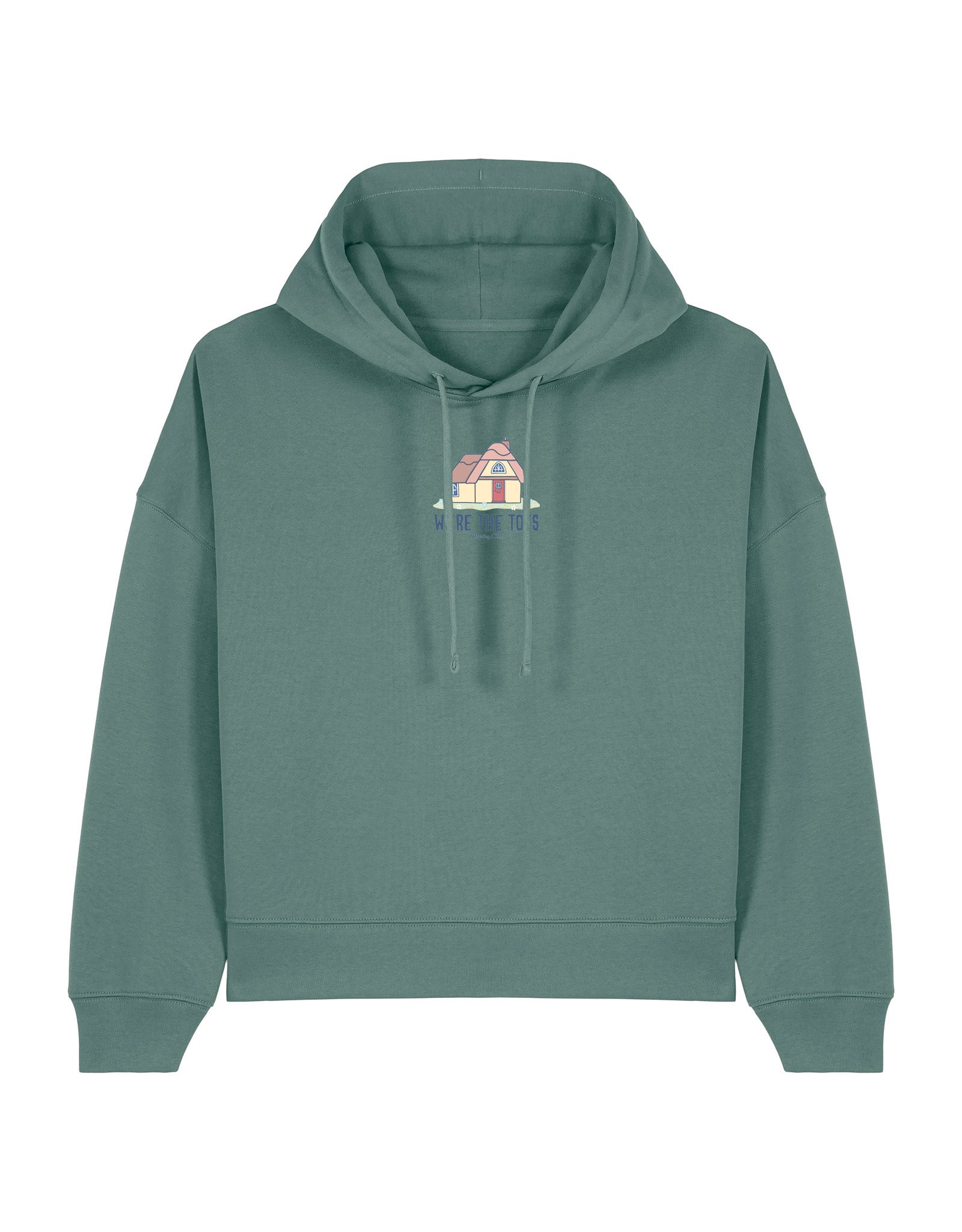 We're the Tots Printed Boxy Organic Cotton Hoodie