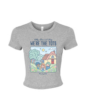 We're the Tots Printed Micro Rib Baby Tee