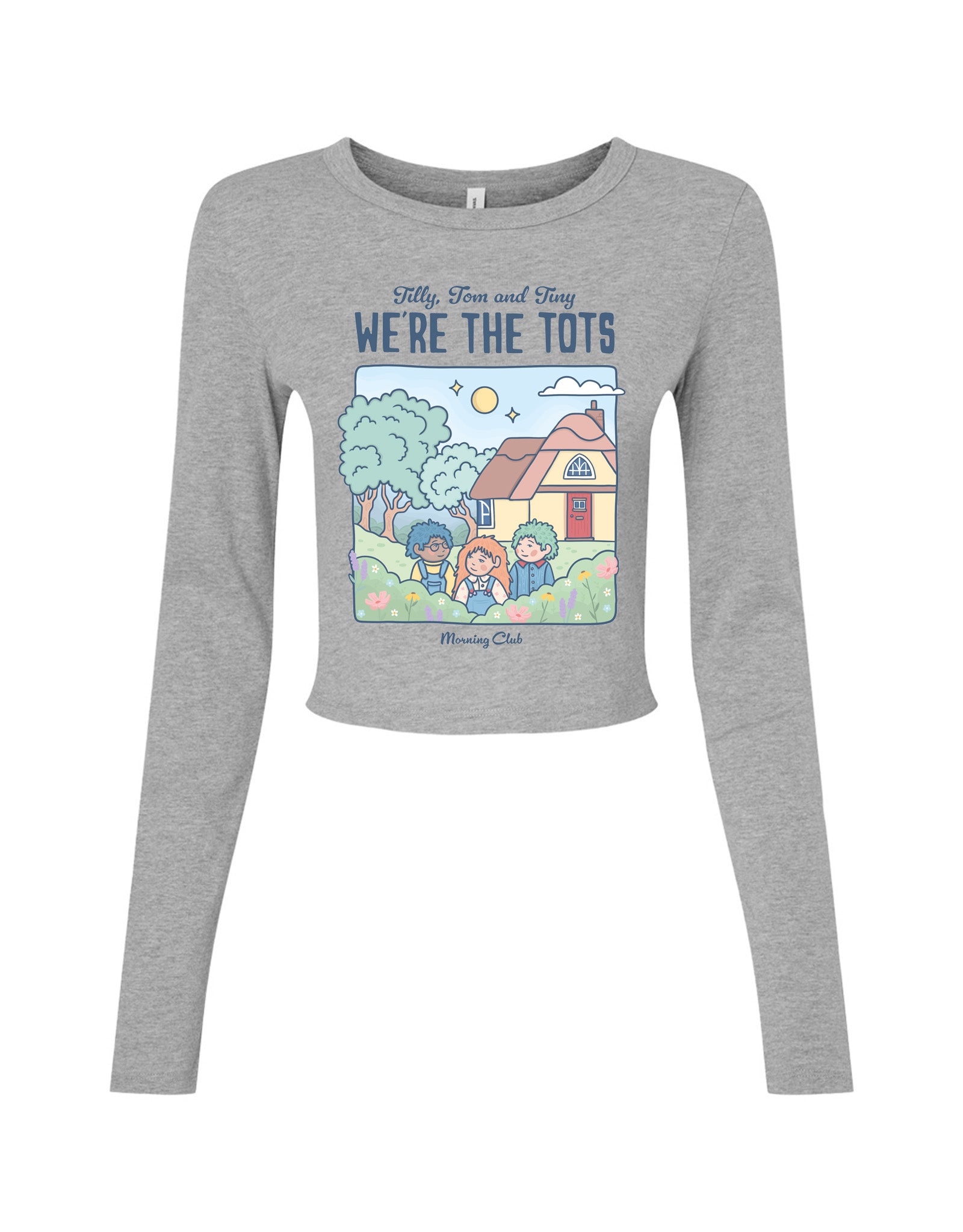 We're the Tots Printed Micro Rib Long Sleeved Tee