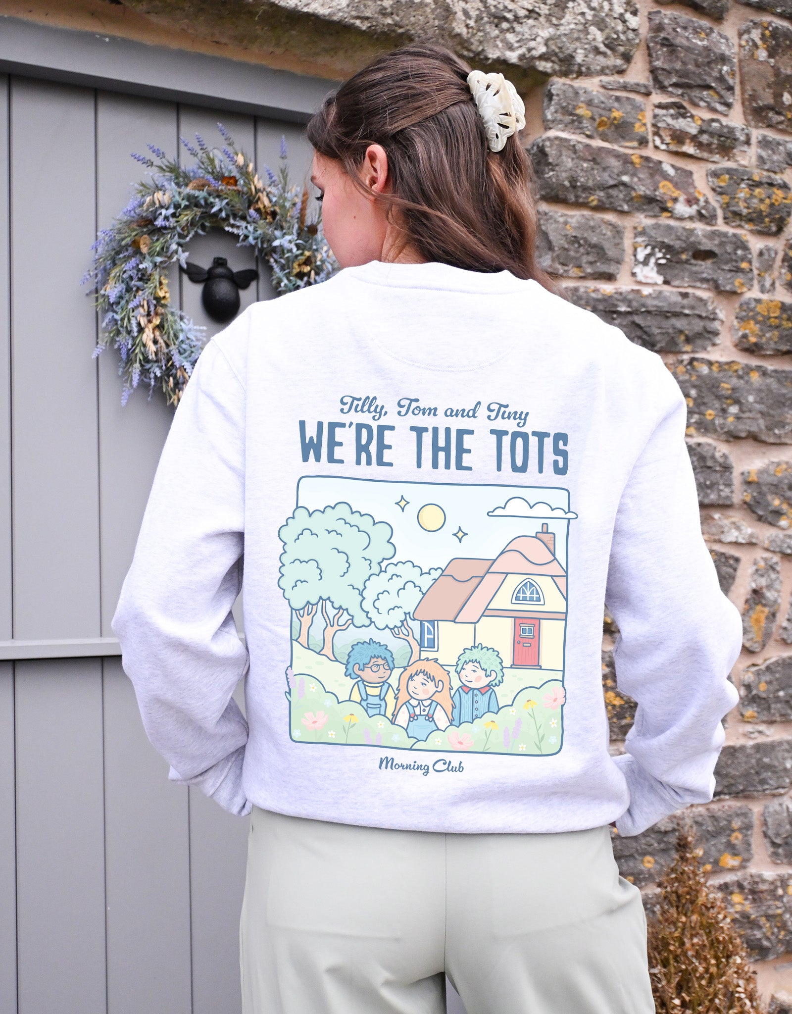 We're the Tots Printed Organic Cotton Sweatshirt