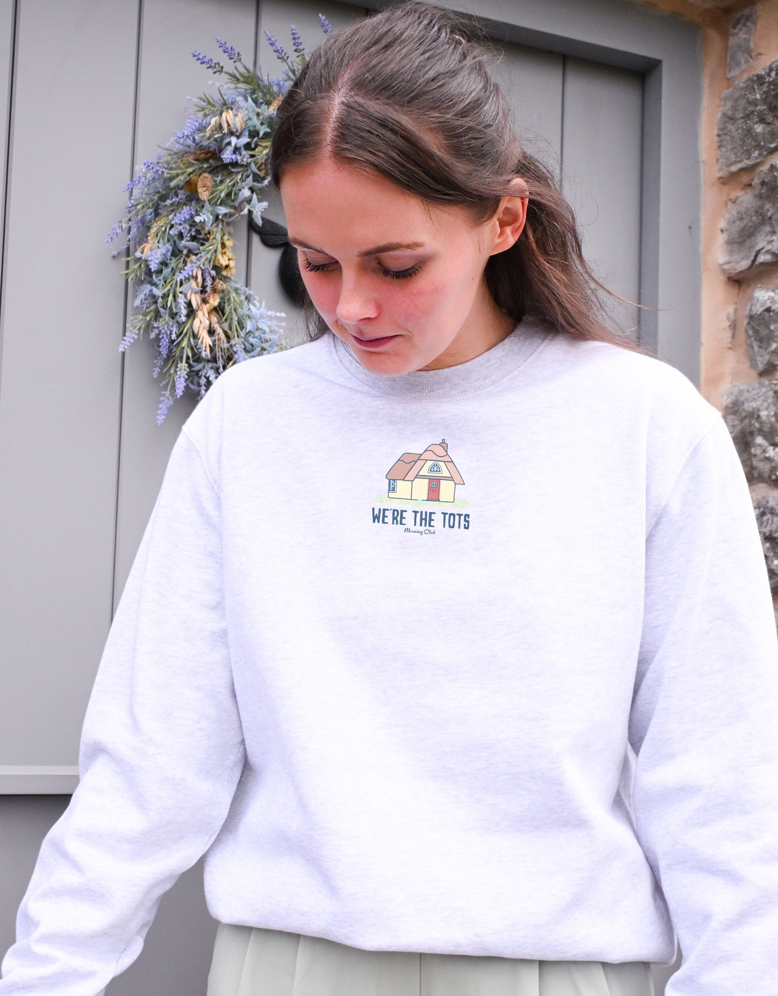 We're the Tots Printed Organic Cotton Sweatshirt
