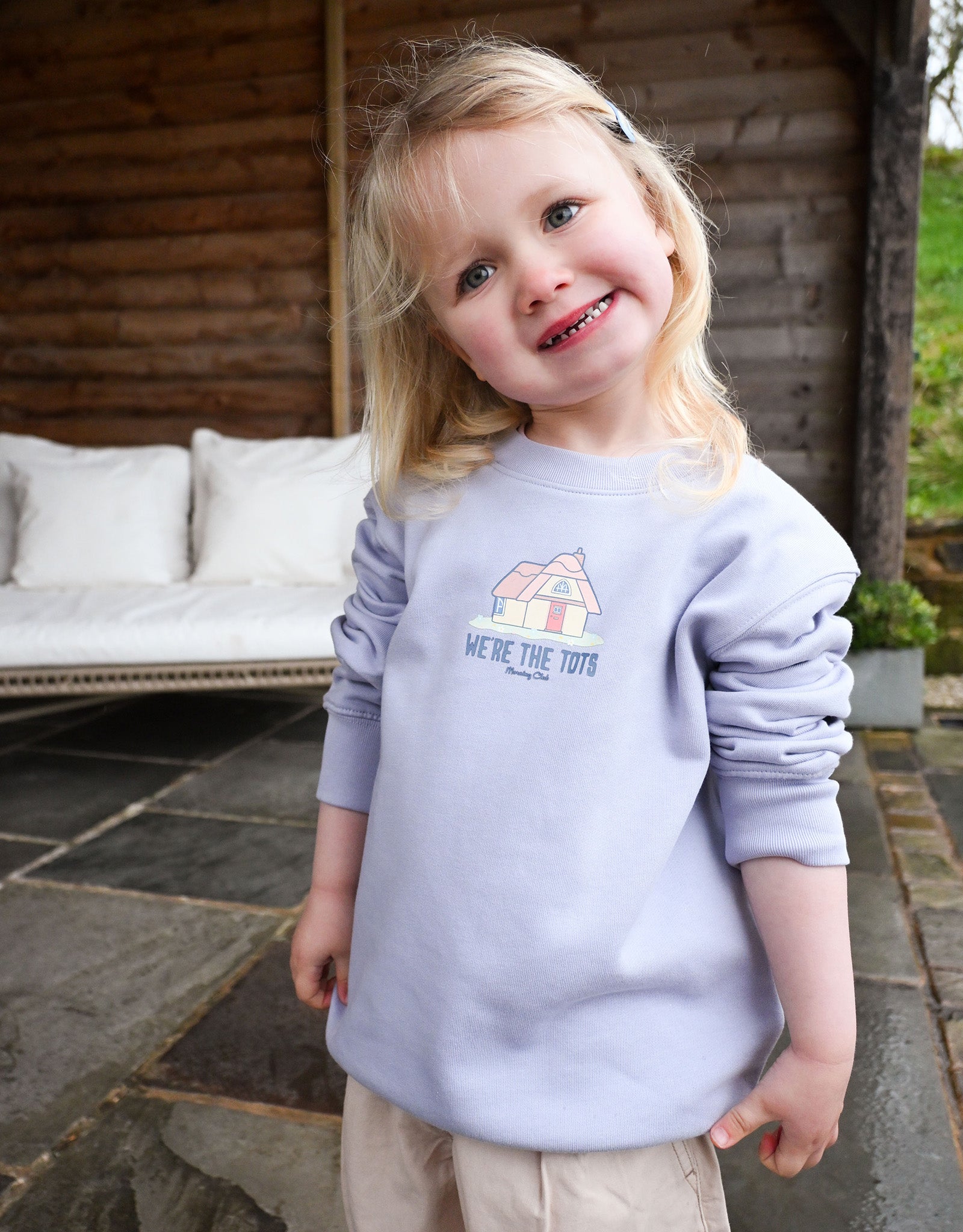 We're the Tots Printed Organic Cotton Childrens Sweatshirt