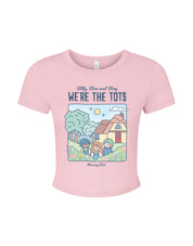 We're the Tots Printed Micro Rib Baby Tee