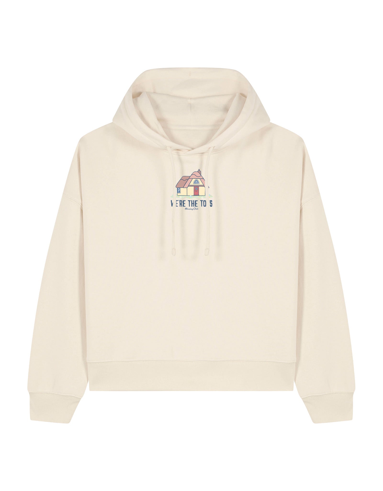 We're the Tots Printed Boxy Organic Cotton Hoodie