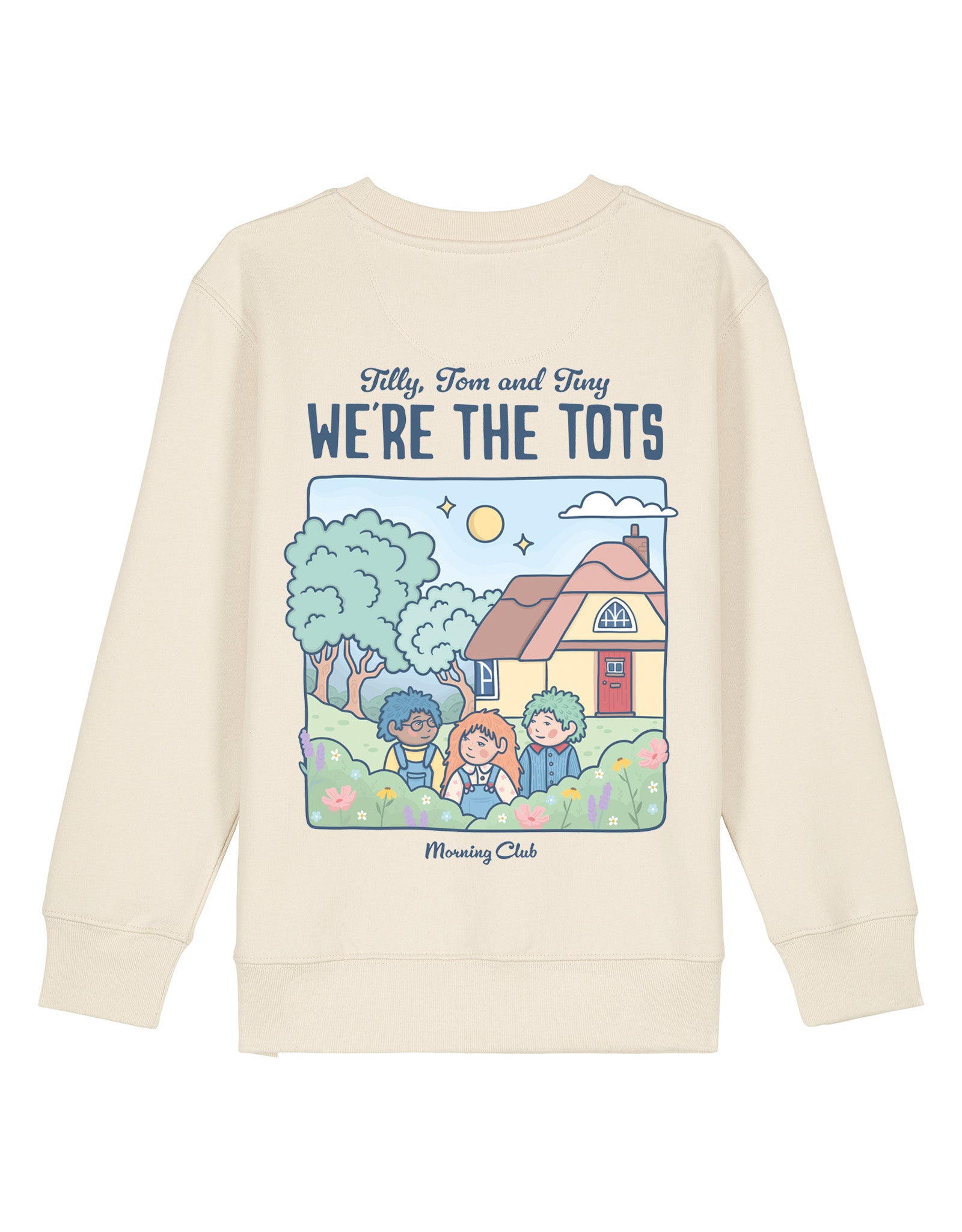 We're the Tots Printed Organic Cotton Childrens Sweatshirt