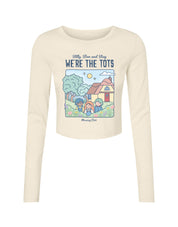 We're the Tots Printed Micro Rib Long Sleeved Tee