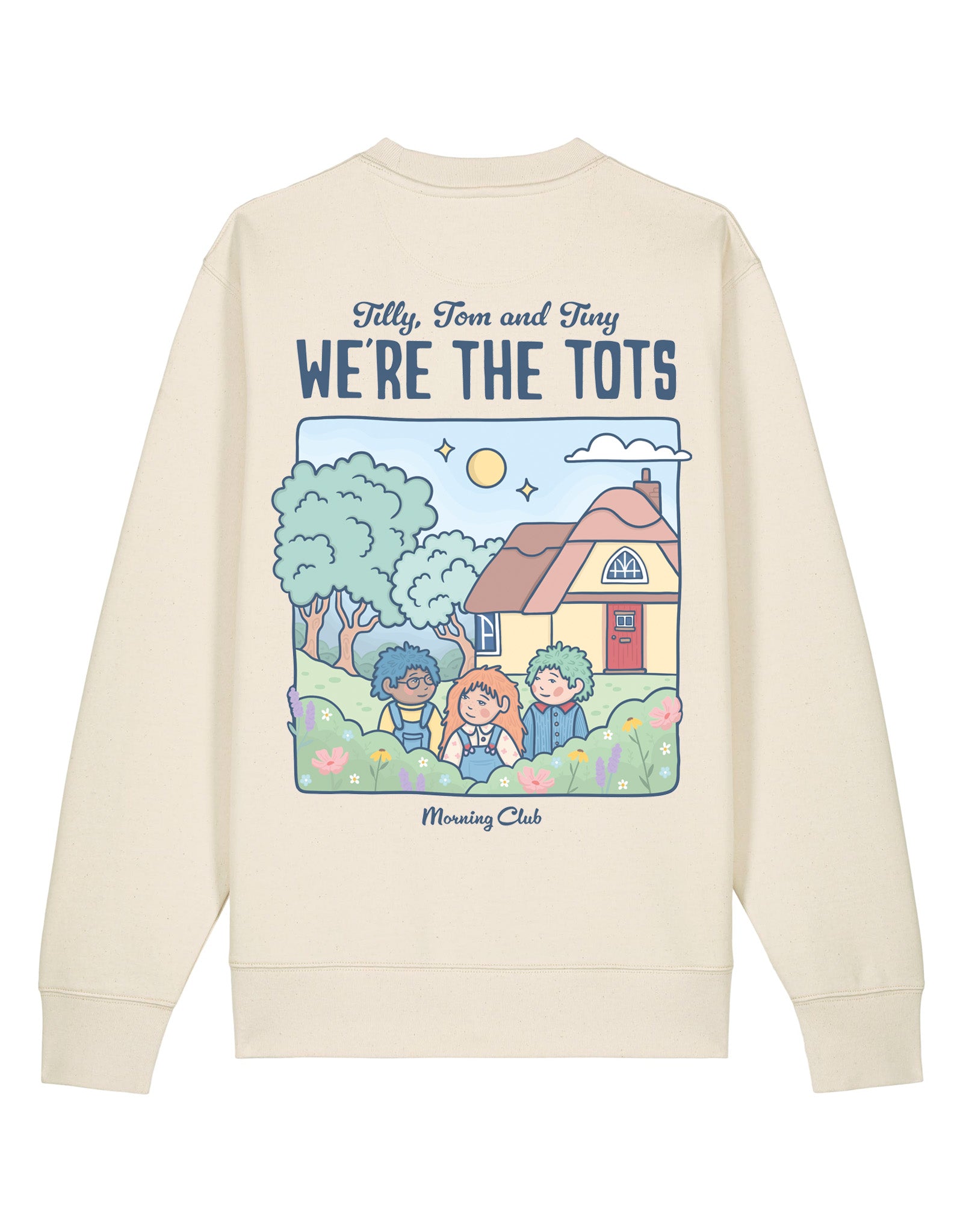 We're the Tots Printed Organic Cotton Sweatshirt