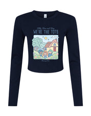 We're the Tots Printed Micro Rib Long Sleeved Tee