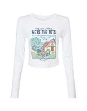 We're the Tots Printed Micro Rib Long Sleeved Tee