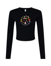 No Toys Left Behind Embroidered Micro Rib Long Sleeved Tee