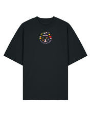 No Toys Left Behind Embroidered Oversized Organic Cotton Tee